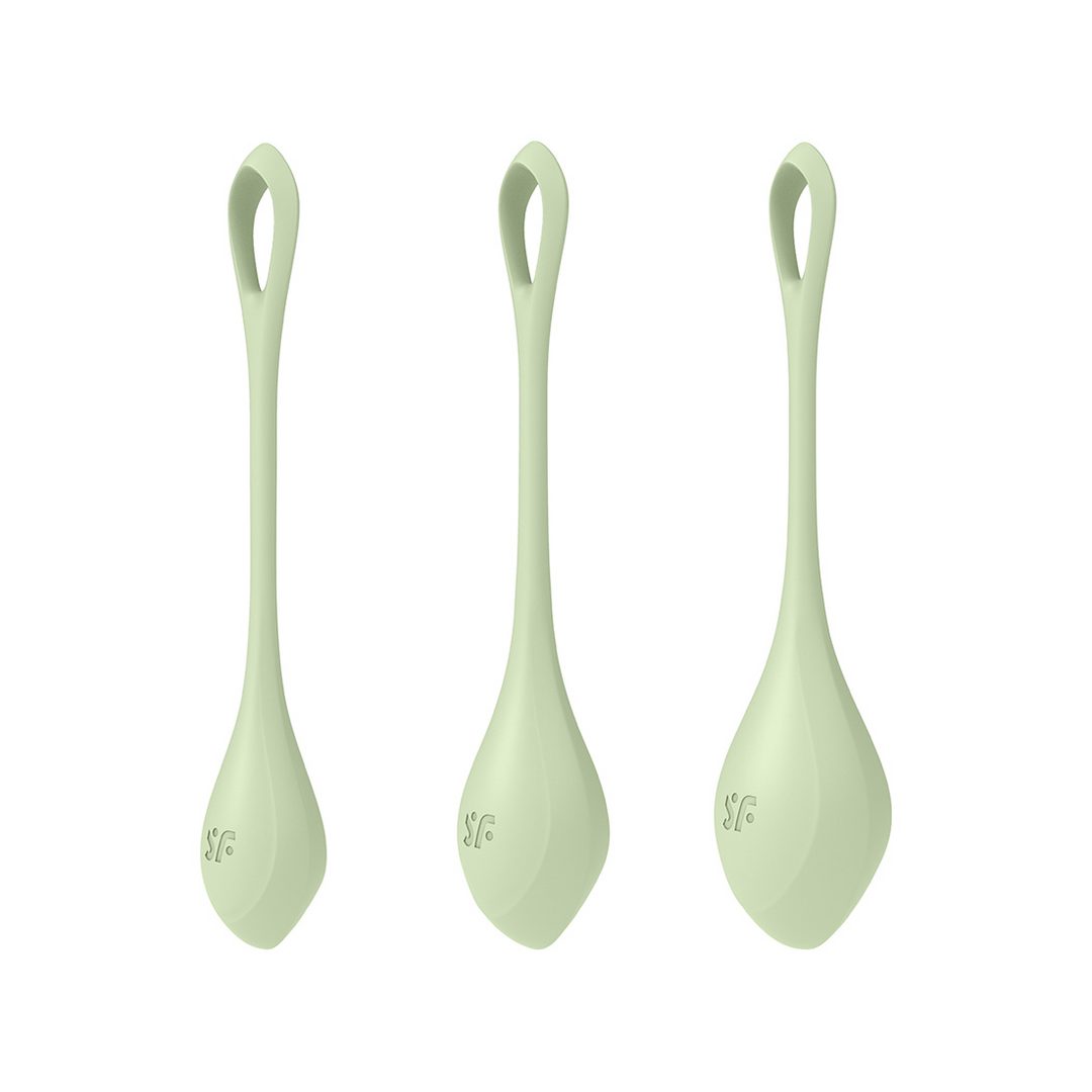Yoni Power 2 - Kegel Balls Set - Light Green
