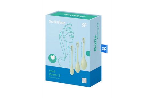 Yoni Power 2 - Kegel Balls Set - Lichtgroen