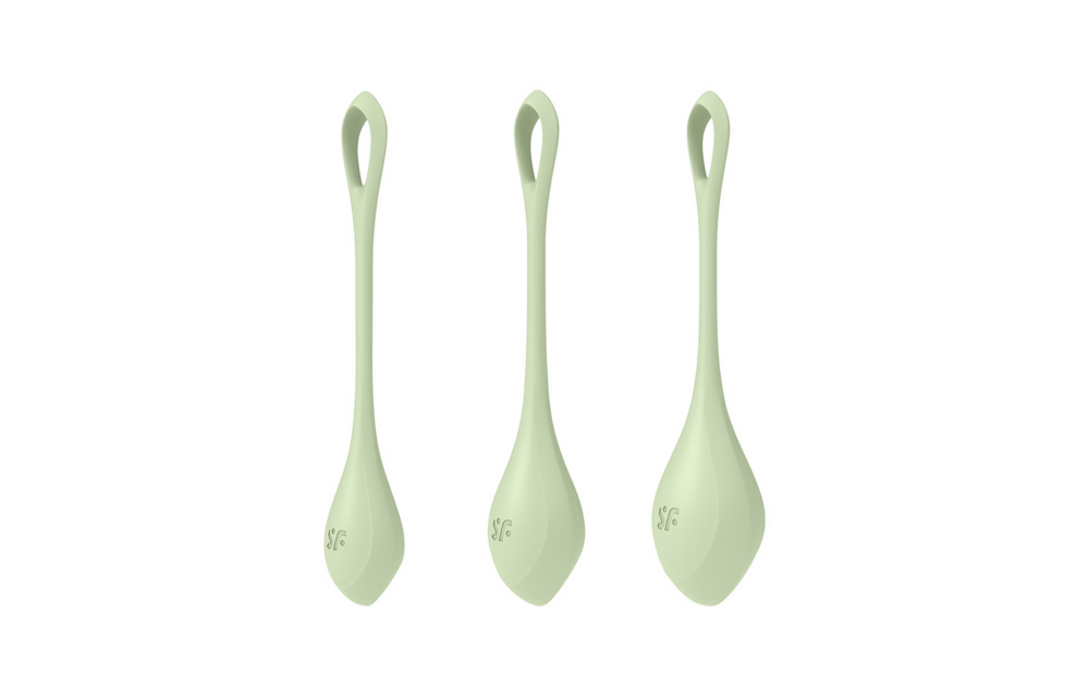 Yoni Power 2 Kegel Ball Set Light Green - Strengthen Your Pelvic Floor