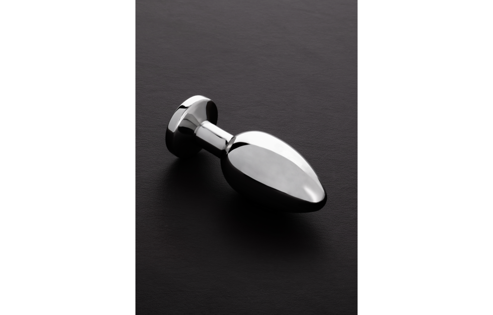 Butt plug with jewels 1.3 cm - Large, elegant & sturdy