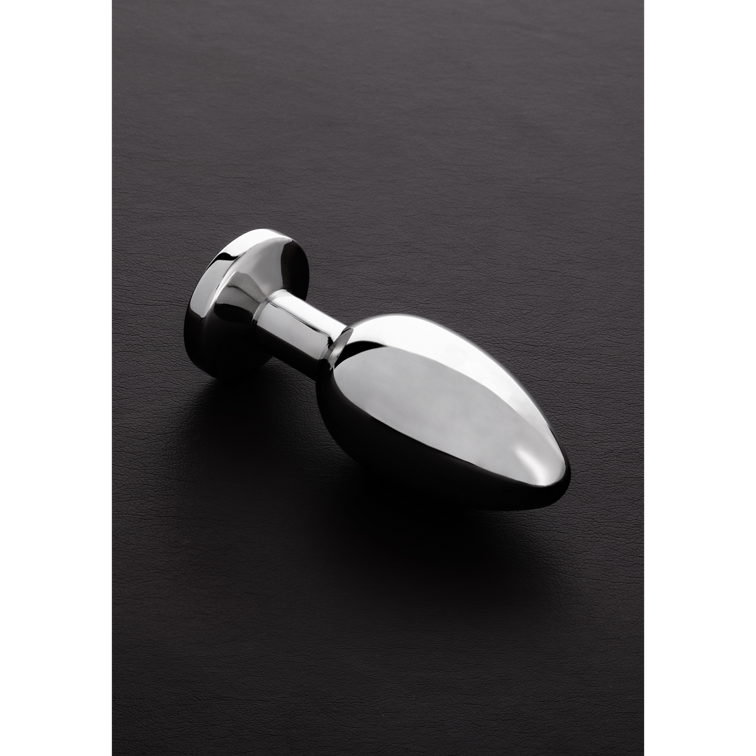 Butt plug with jewels 1.3 cm - Large, elegant & sturdy