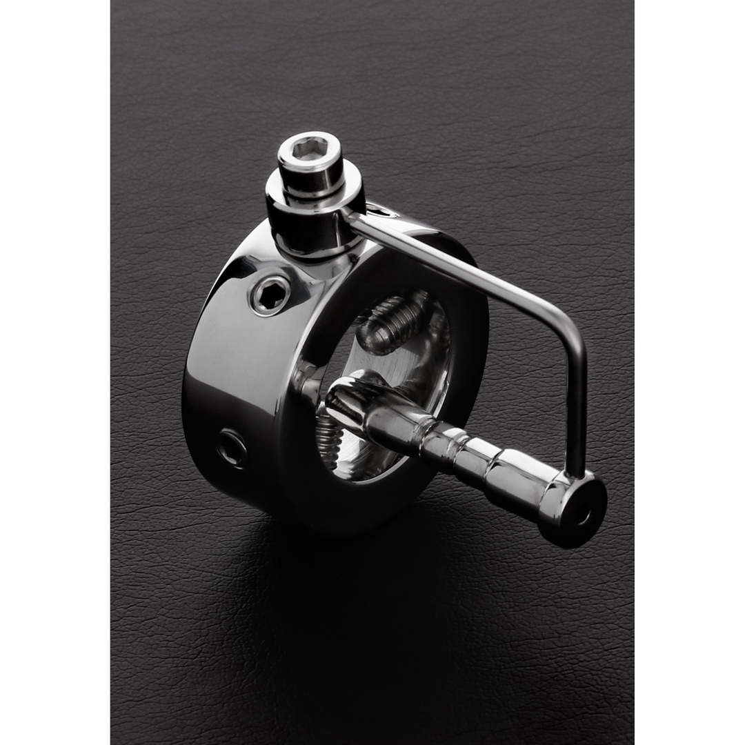 Spike Ring with P-Plug - Cool Stainless Steel Toy