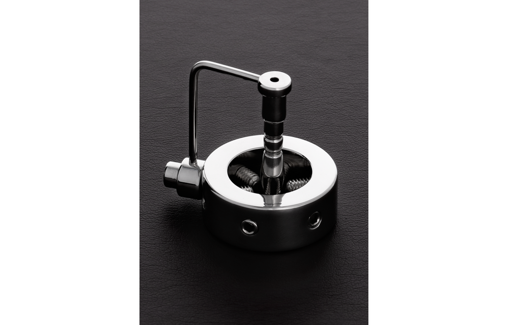 Spike Ring with P-Plug - Cool Stainless Steel Toy