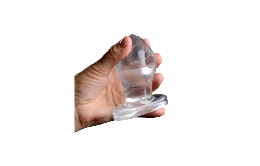 Anchored Clear Butt Plug 9.53 cm – Intense Pleasure