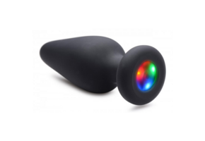 Luminous Silicone Butt Plug 11.4 cm – LED Fun