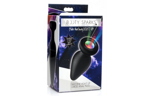 Luminous Silicone Butt Plug 11.4 cm – LED Fun