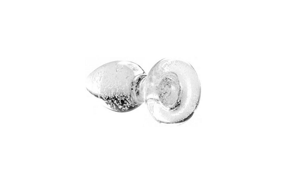 Glow-In-The-Dark Glazen Butt Plug 8,8 cm – Veilig & Comfortabel