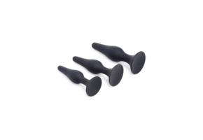 Triple Spire Taps 11,4 cm – Konisches Silikon-Trainingsset Schwarz