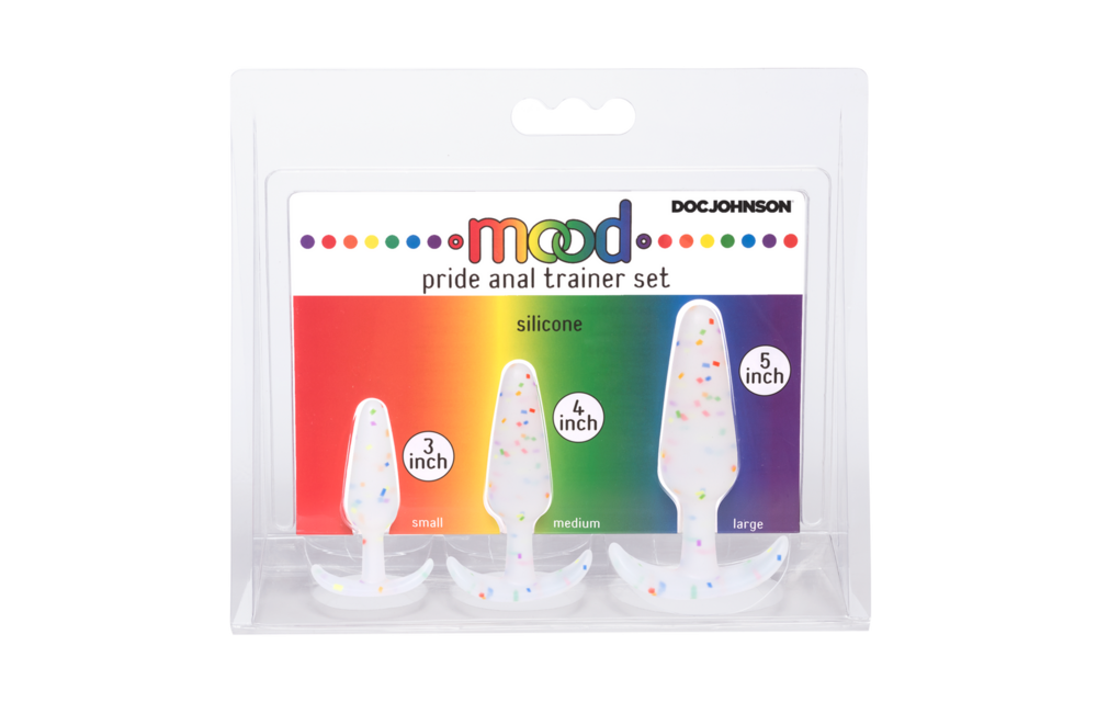 Pride Anal Trainer Set 3-5 Inch | Comfort & Rainbow Fun