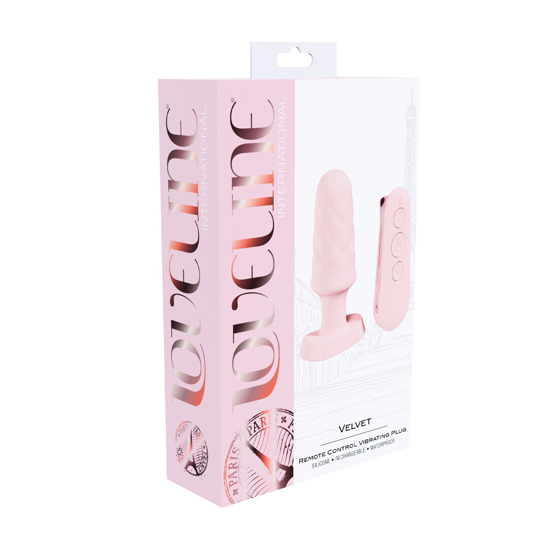 Velvet Vibrating Plug Pink 9.8 cm | Quiet, Powerful & Safe