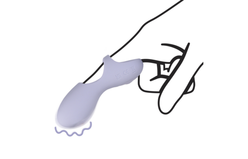 Siliconen Vinger Vibrator Lavendel – Intens Genot & Compact