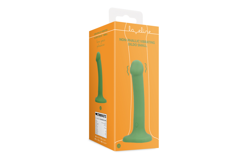 Niet-Falisch Vibrerende Dildo Klein Bosgroen - Loveline