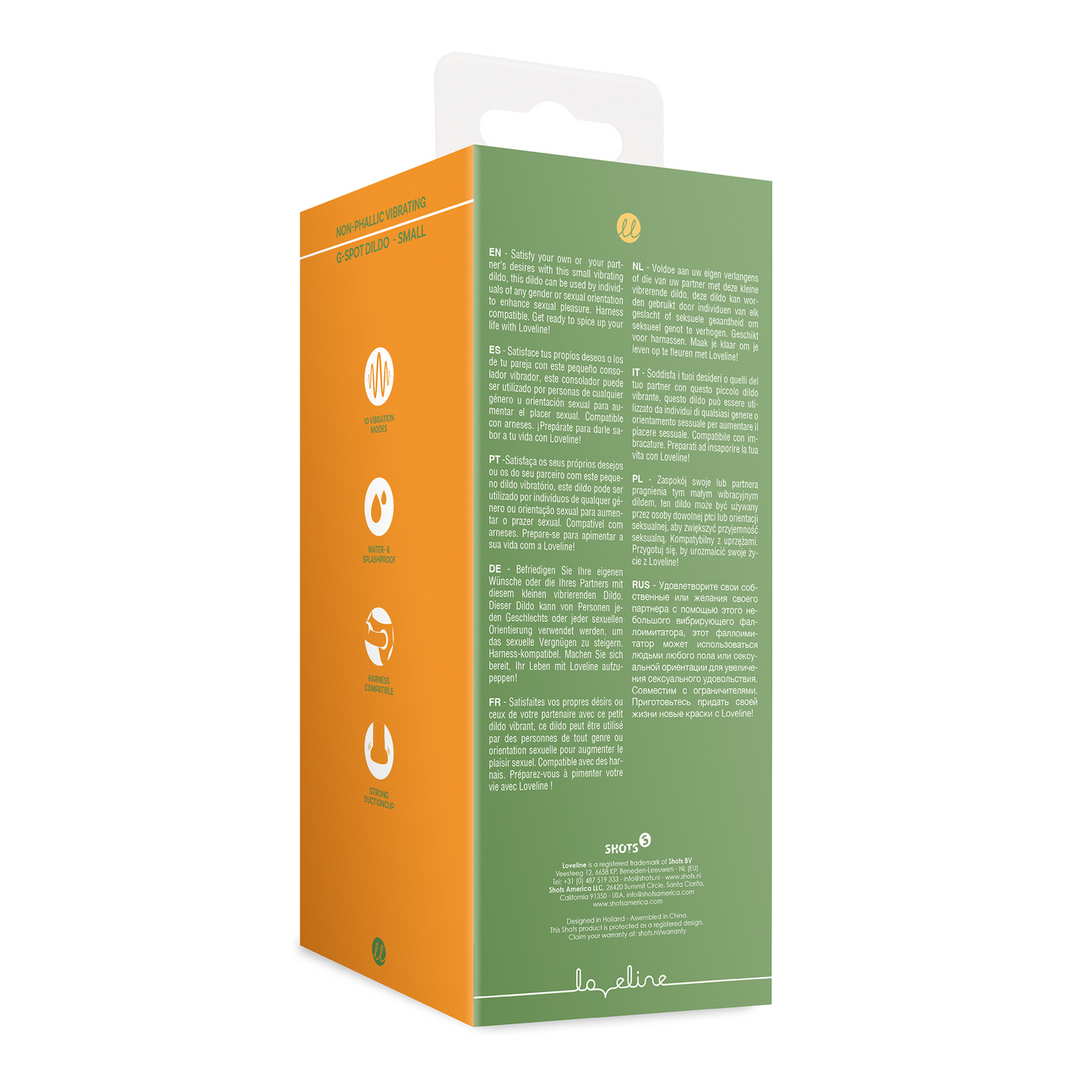 Nicht-phallischer vibrierender Dildo klein Waldgrün – Loveline