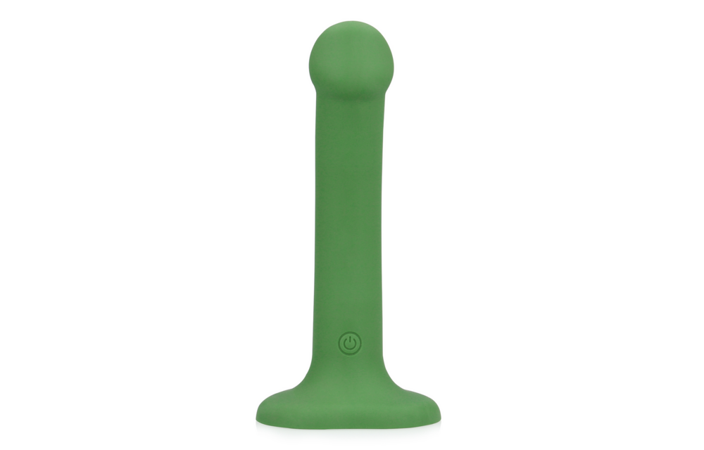 Nicht-phallischer vibrierender Dildo klein Waldgrün – Loveline