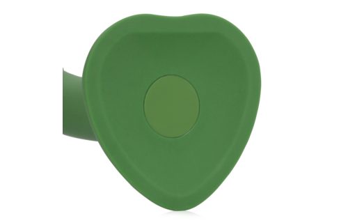 Nicht-phallischer vibrierender Dildo klein Waldgrün – Loveline