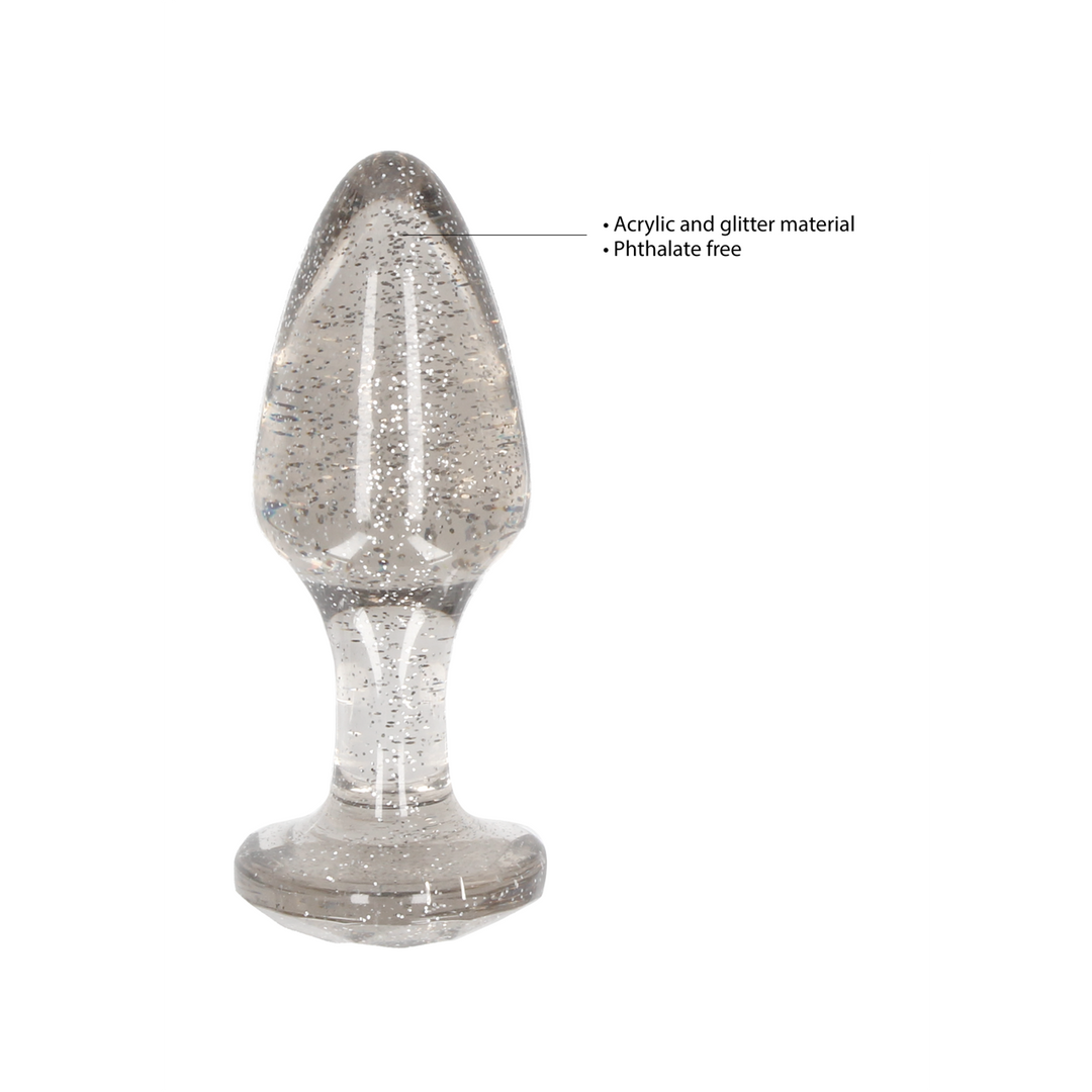 Acrylic Butt Plug Set 3 sizes | Shiny & Safe Pleasure