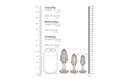 Acrylic Butt Plug Set