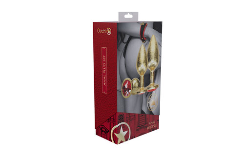 Milan Collection - Metall Analplug Set - Gold