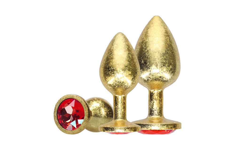 Milan Collection - Metall Analplug Set - Gold