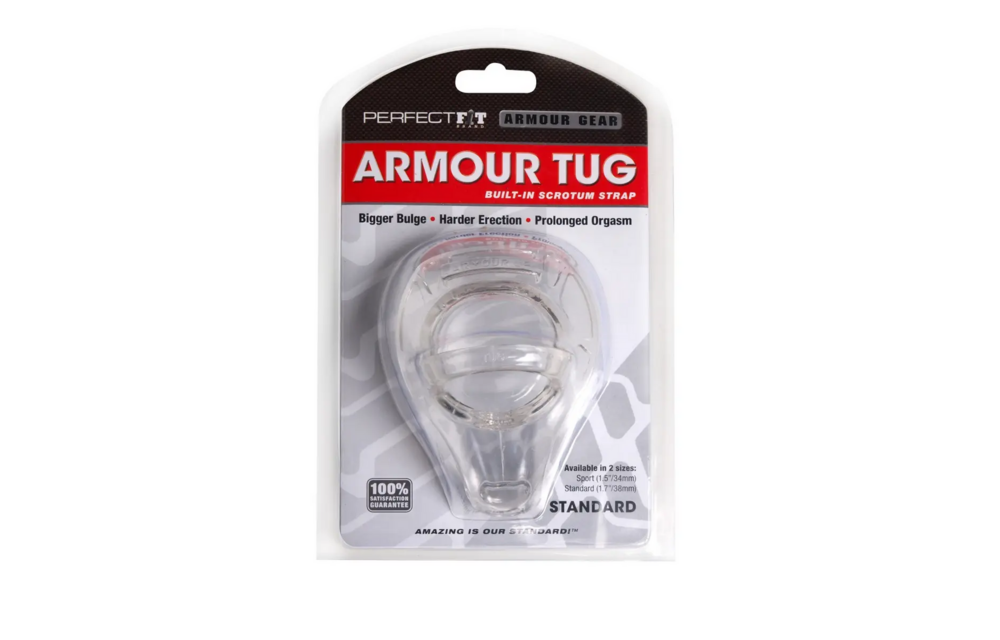 Armor Tug - Cockring met Ball Strap