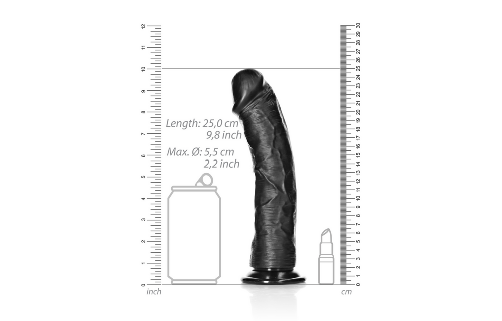 Curved Realistic Dildo 23x7.2 cm with Suction Cup - RealRock