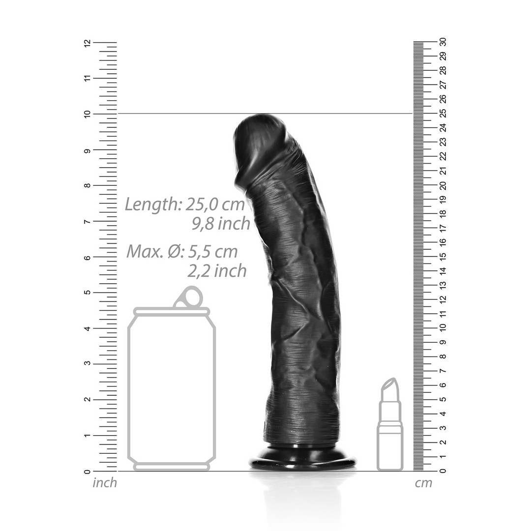 Curved Realistic Dildo 23x7.2 cm with Suction Cup - RealRock