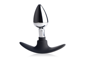 Dark Invader Anal Plug 17.8 cm Metal & Silicone Small