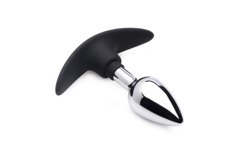 Dark Invader Anale Plug 17,8 cm Metaal & Siliconen Klein