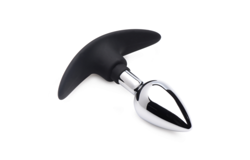 Dark Invader Anal Plug 17.8 cm Metal & Silicone Small