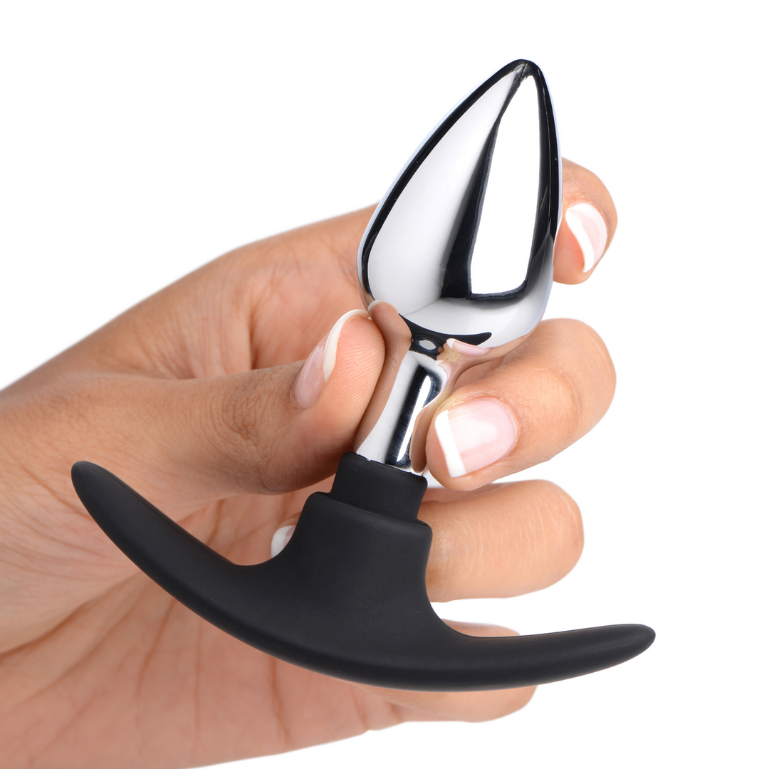 Dark Invader Anale Plug 17,8 cm Metaal & Siliconen Klein