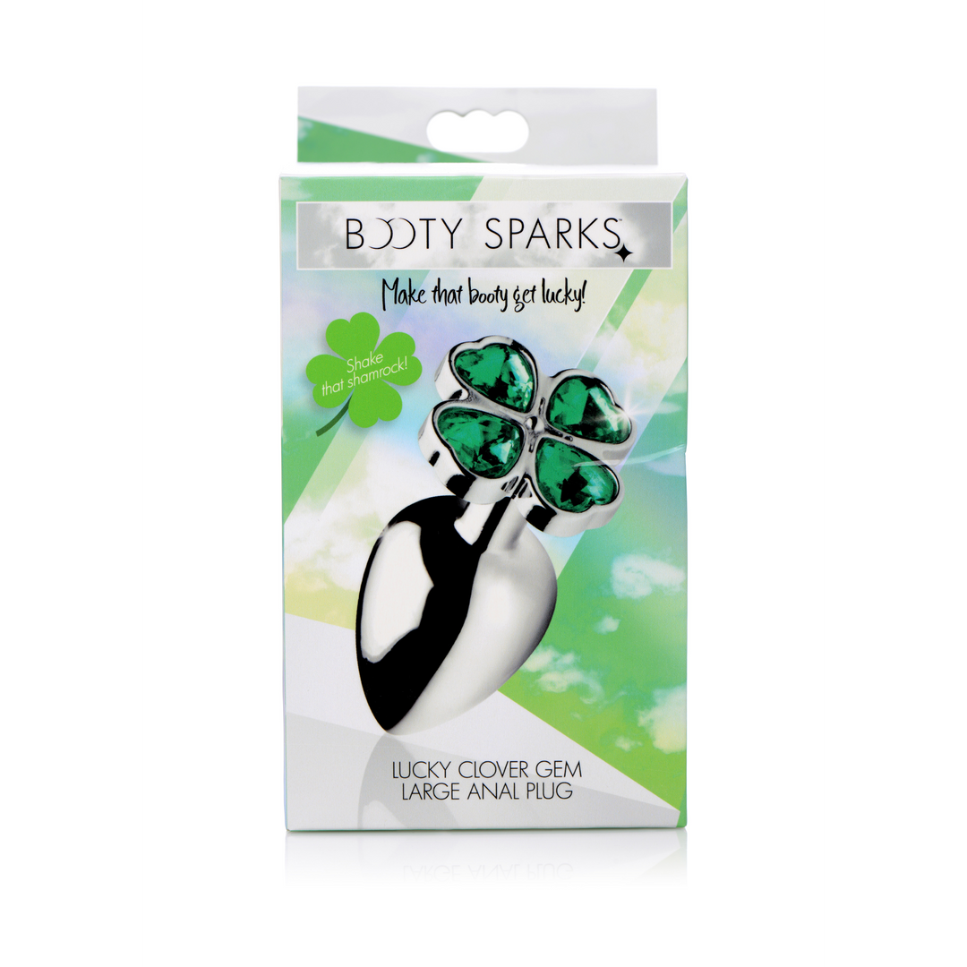 Lucky Clover Gem Butt Plug 9.2 cm – Stylish Anal Plug