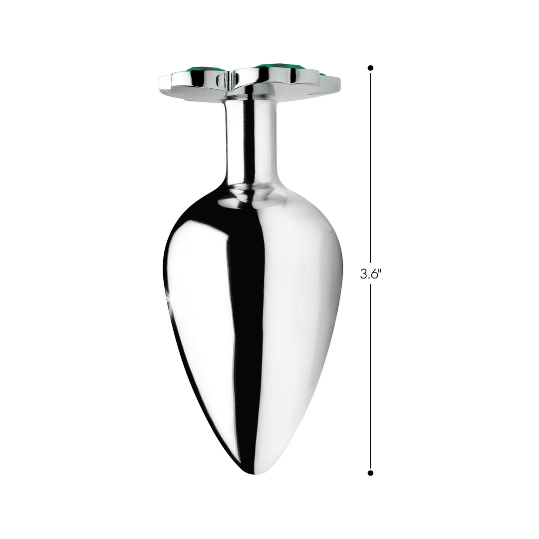 Gelukkige Klaver Gem Butt Plug 9,2 cm – Stilvoller Analplug