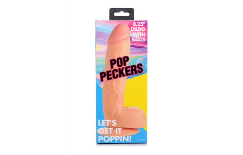 POP - Dildo mit Bällen - 8,25 / 21 cm