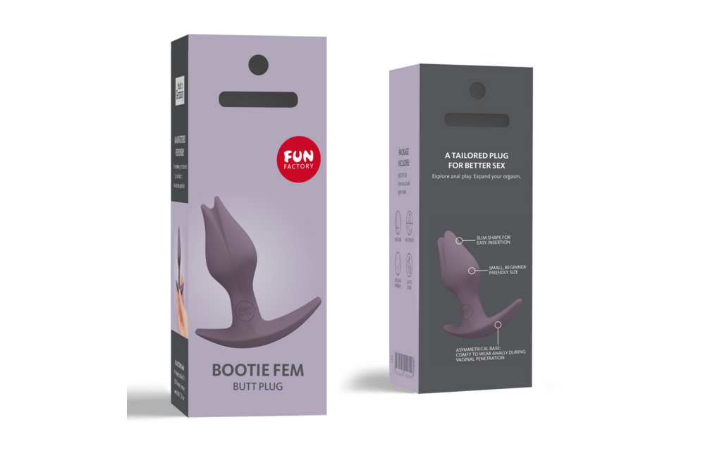 Bootie Fem Butt Plug 8,5 cm – Comfort en Stimulatie