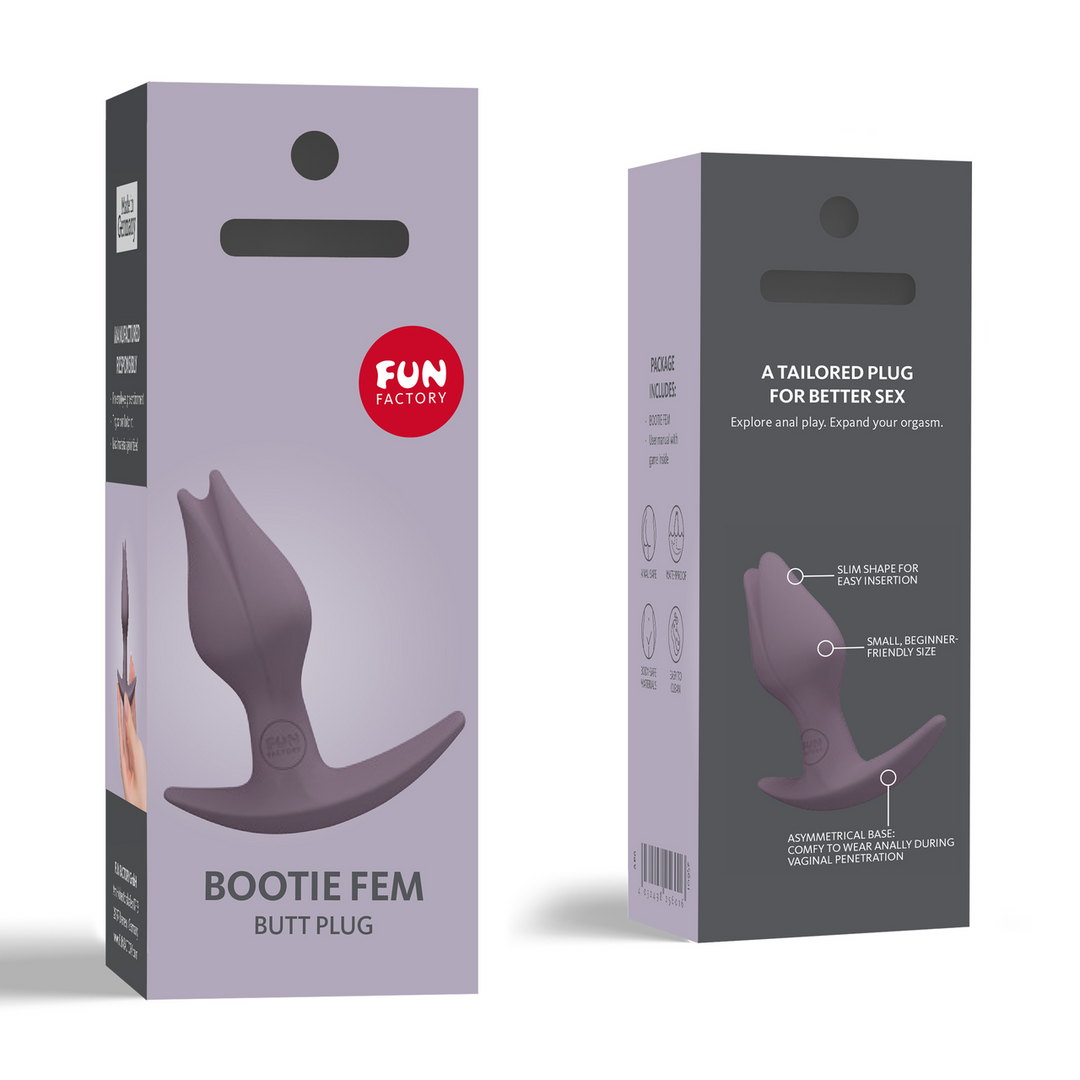 Bootie Fem Butt Plug 8,5 cm – Comfort en Stimulatie