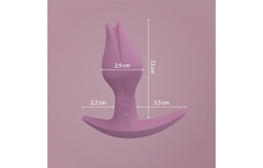 BOOTIE FEM Butt Plug Pink 8.5 cm - Comfortable Silicone Plug