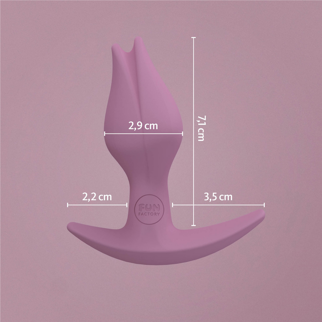 BOOTIE FEM Butt Plug Pink 8.5 cm - Comfortable Silicone Plug