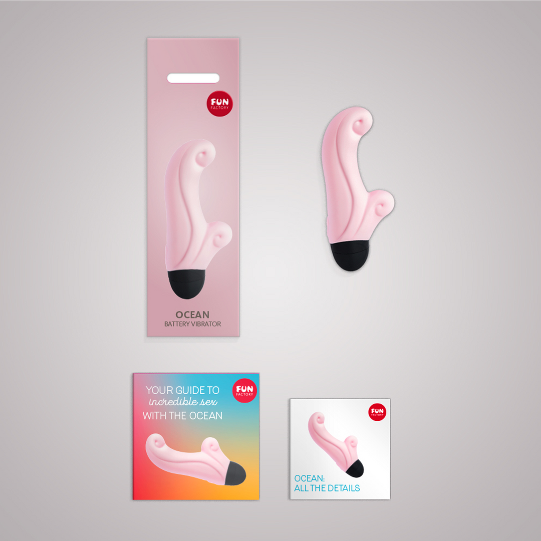 Ocean Minivibrator Babyrosa | Kompaktes & leistungsstarkes Spielzeug