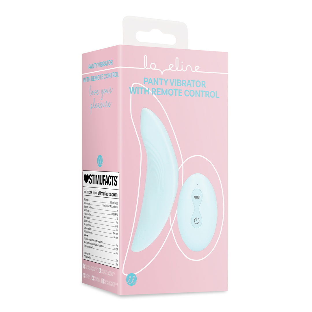 Panty Vibrator met Afstandsbediening - Discreet Genot Blauw