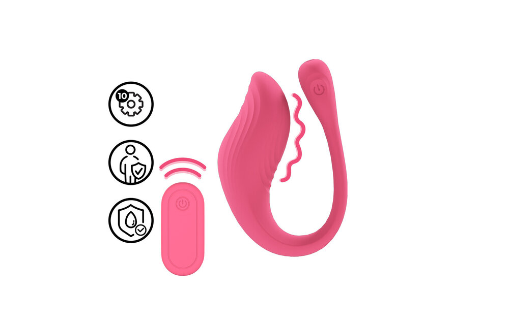 Vibrerende Roze G-Spot Vibe met Afstandsbediening | Loveline