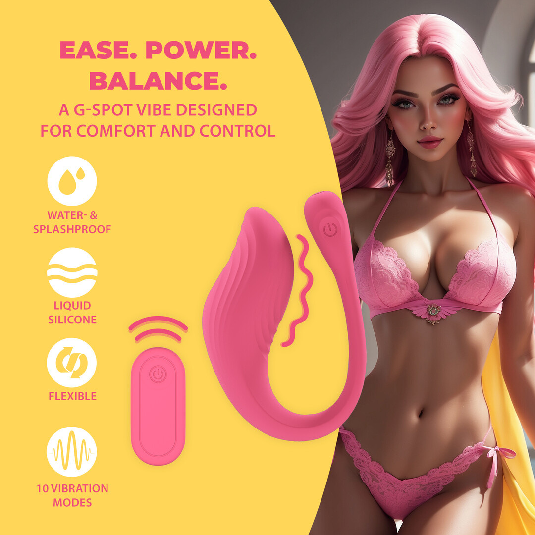 Vibrerende Roze G-Spot Vibe met Afstandsbediening | Loveline