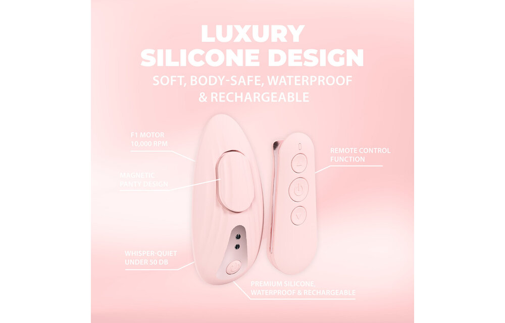 Céleste Fernbedienung Strumpfhosenvibrator Rosa | Leise & Leistungsstark