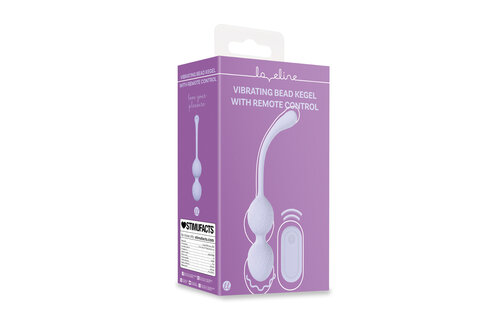 Vibrating Bead Kegel with Remote Control - Lavender
