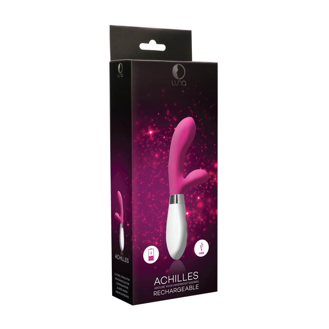 Achilles Rabbit Vibrator Rosa – Leistungsstark & wiederaufladbar