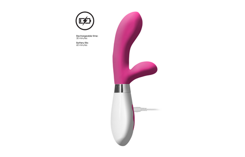 Achilles Rabbit Vibrator Roze – Krachtig & Oplaadbaar