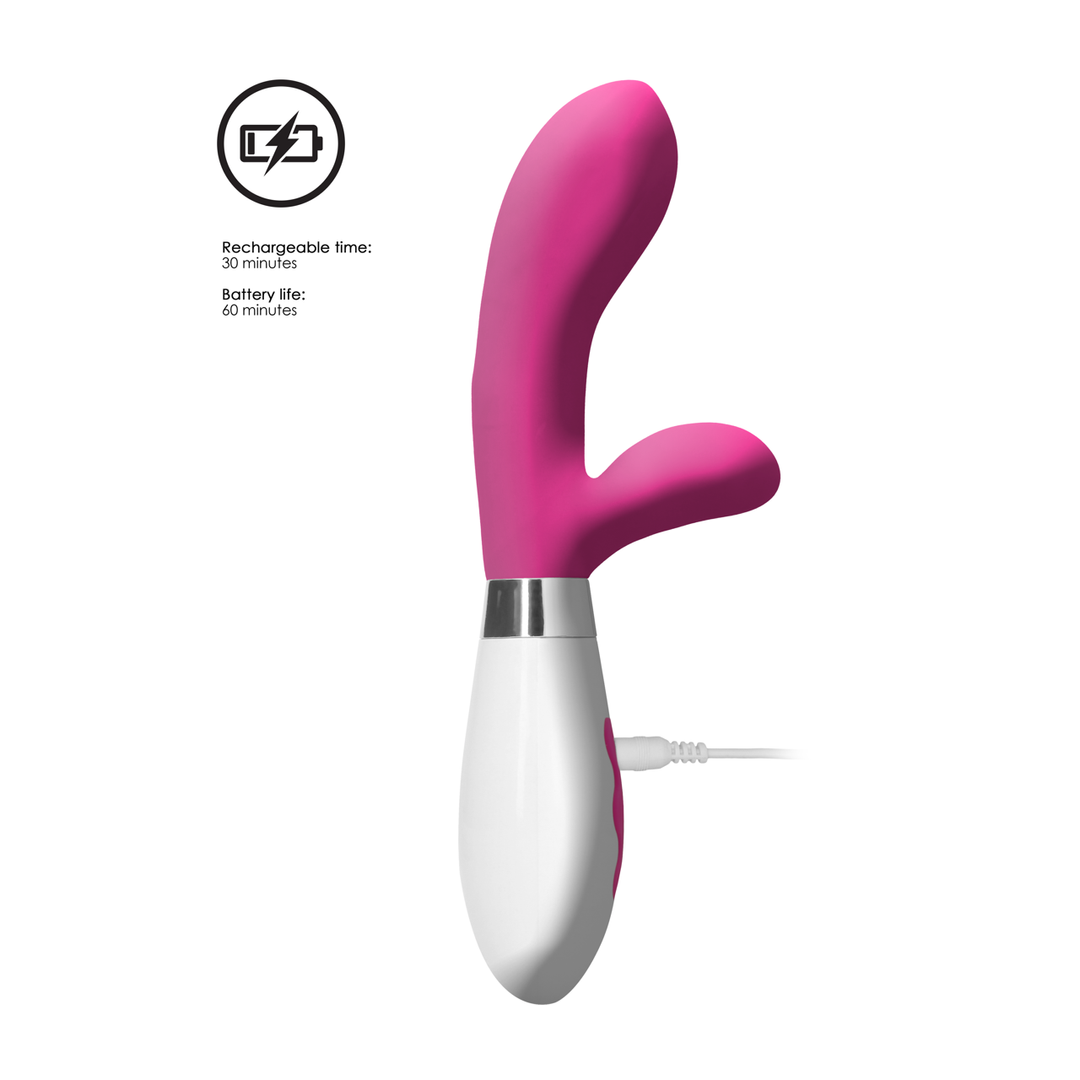 Achilles Rabbit Vibrator Rosa – Leistungsstark & wiederaufladbar
