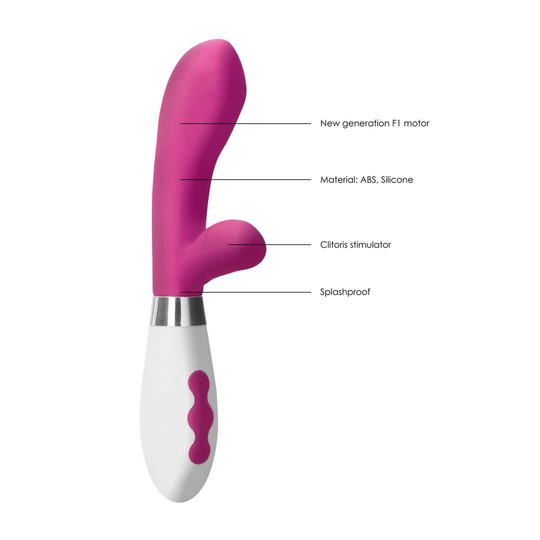 Achilles Rabbit Vibrator Rosa – Leistungsstark & wiederaufladbar