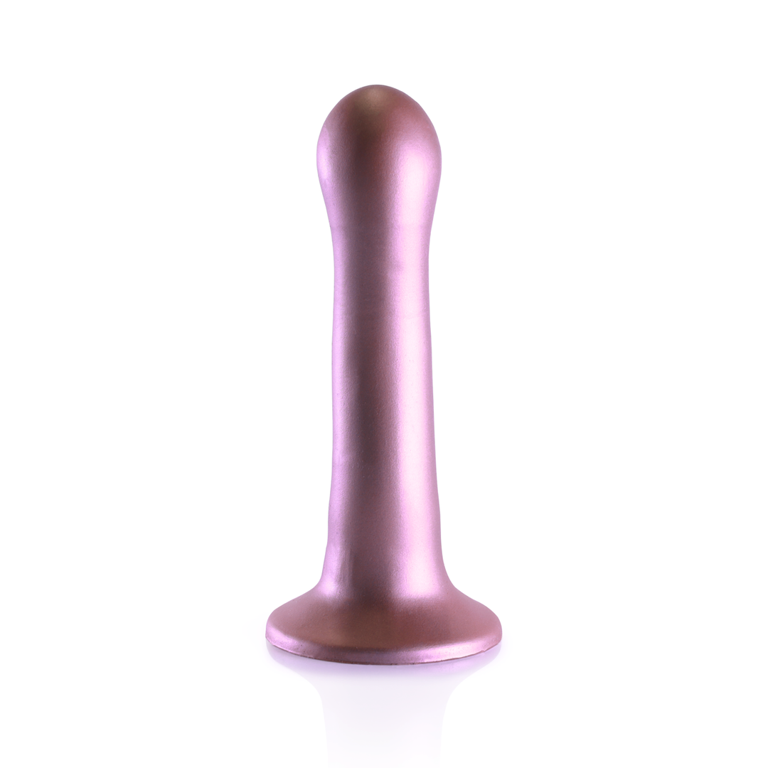 Ultra Zachte Curvy G-Spot Dildo 17 cm Roségoud | Ouch!