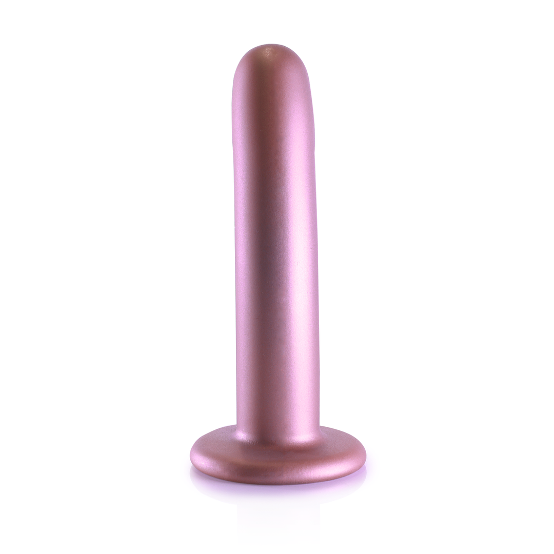 Smooth Silicone G-Spot Dildo 6.2 cm Rose Gold – Luxurious Pleasure