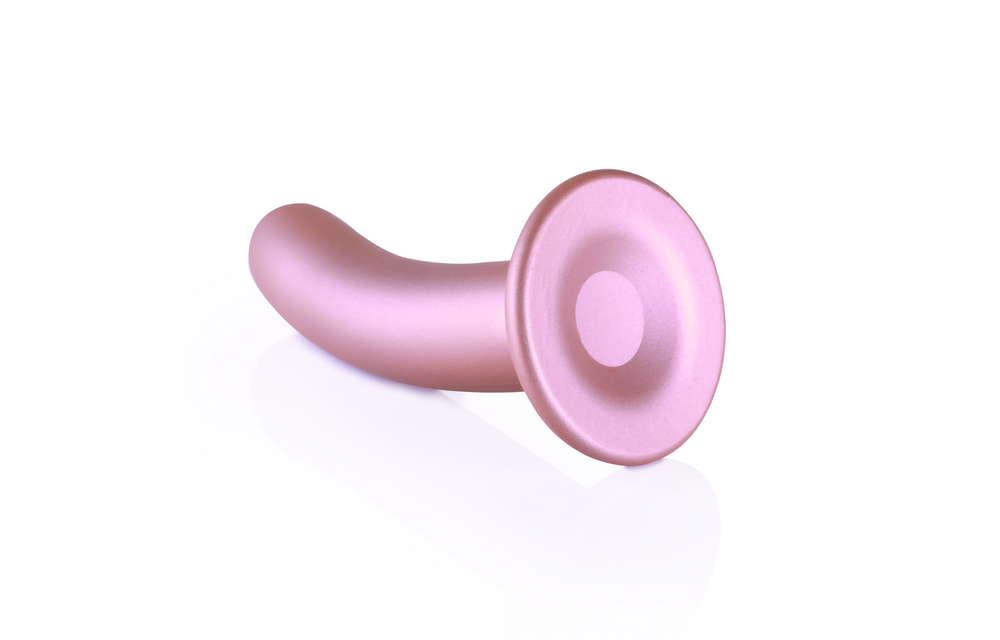 Glad Silicone G-Spot Dildo - 6'' / 14,5 cm - Rose Gold